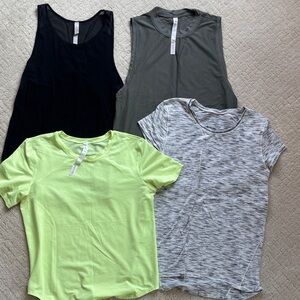 lululemon athletica tank/tee bundle